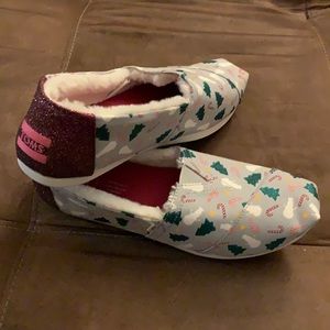 Toms Alpargata Glacier Holiday Confetti Print